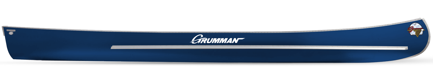 Grumman Square Stern Aluminum Canoe Blue