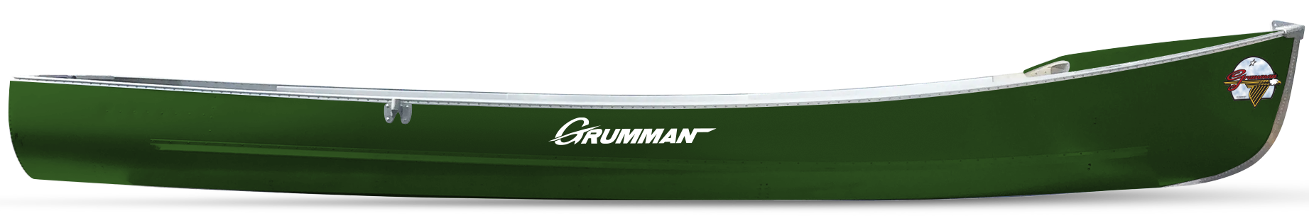 Grumman Square Stern Aluminum Canoe Forest Green