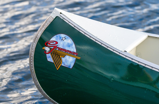 Grumman Canoe Bow with Logo