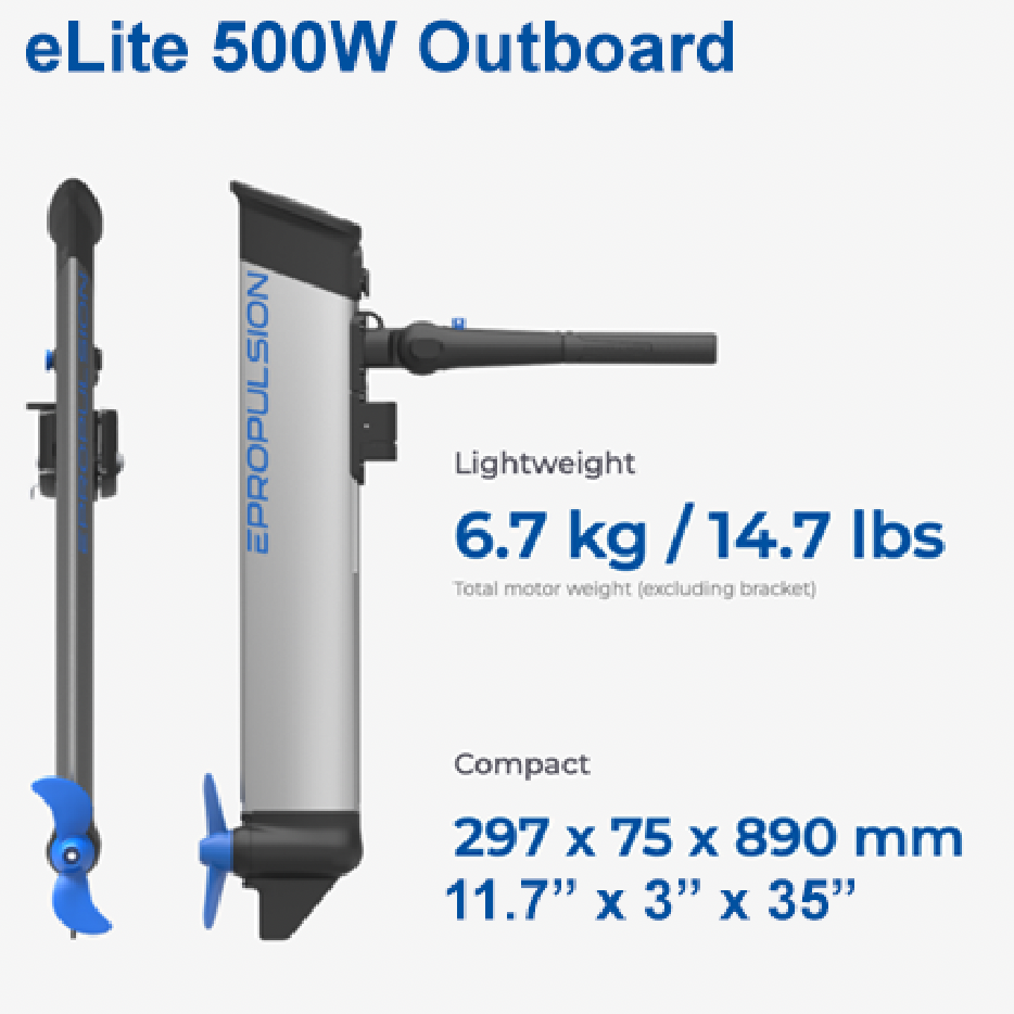 eLite 500W Outboard ePropulsion