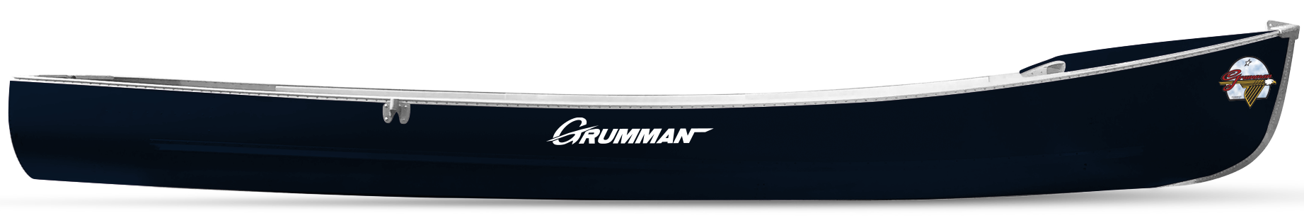 Grumman Sport Boat Black Aluminum Canoe